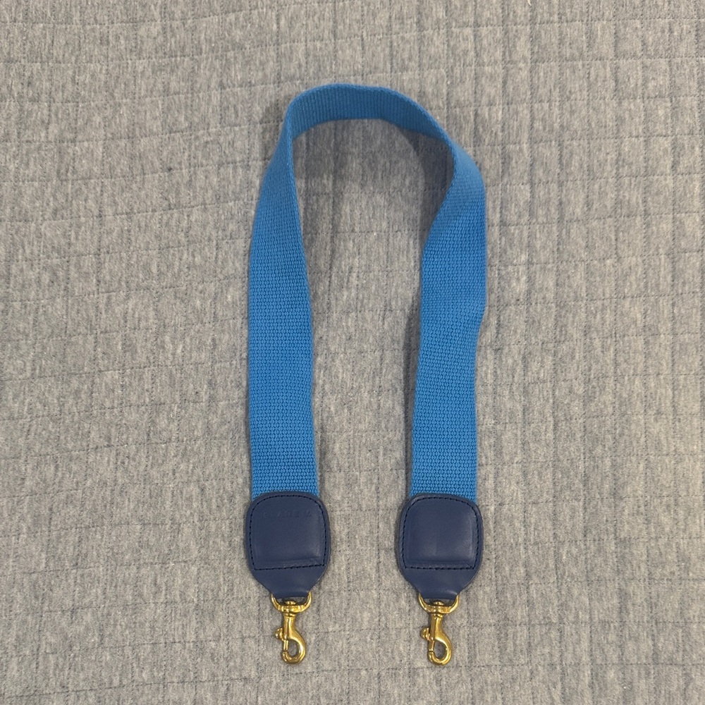 Clare V. Blue shoulder strap